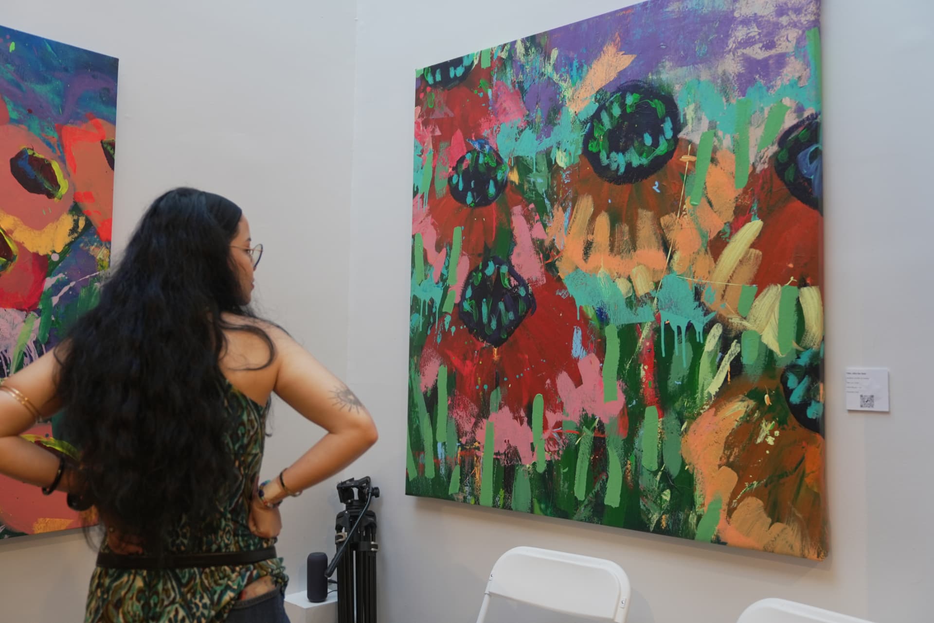 In Bloom opening night at Book Hill Gallery